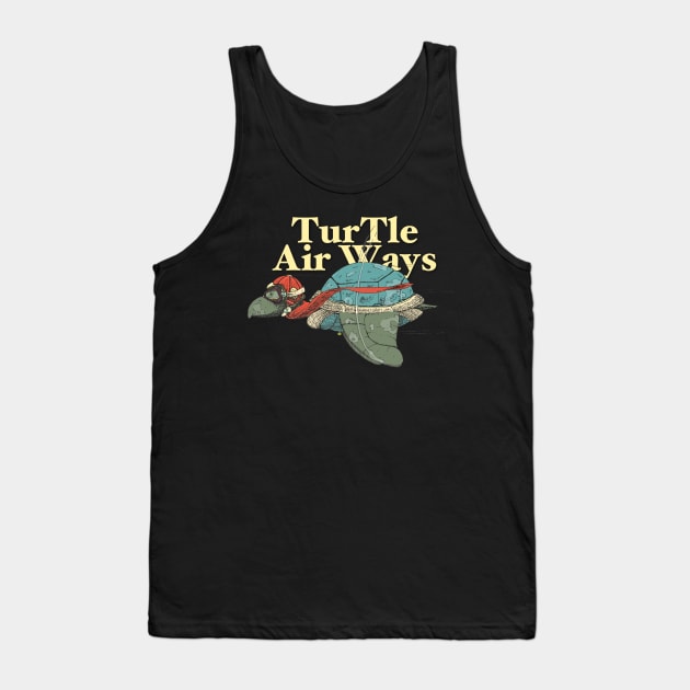 Turtle AirWays Tank Top by RobertBretonArt